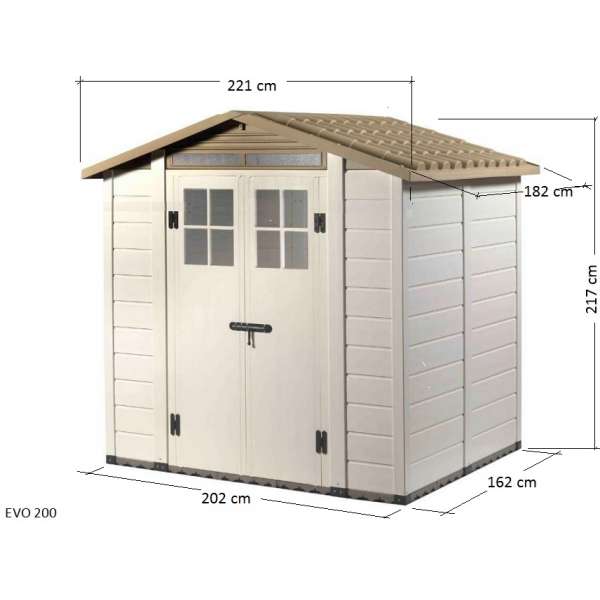 Cabane de jardin 3*3
