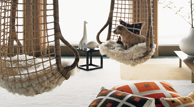 Balancoire interieur maison
