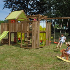 Balancelle lit jardin
