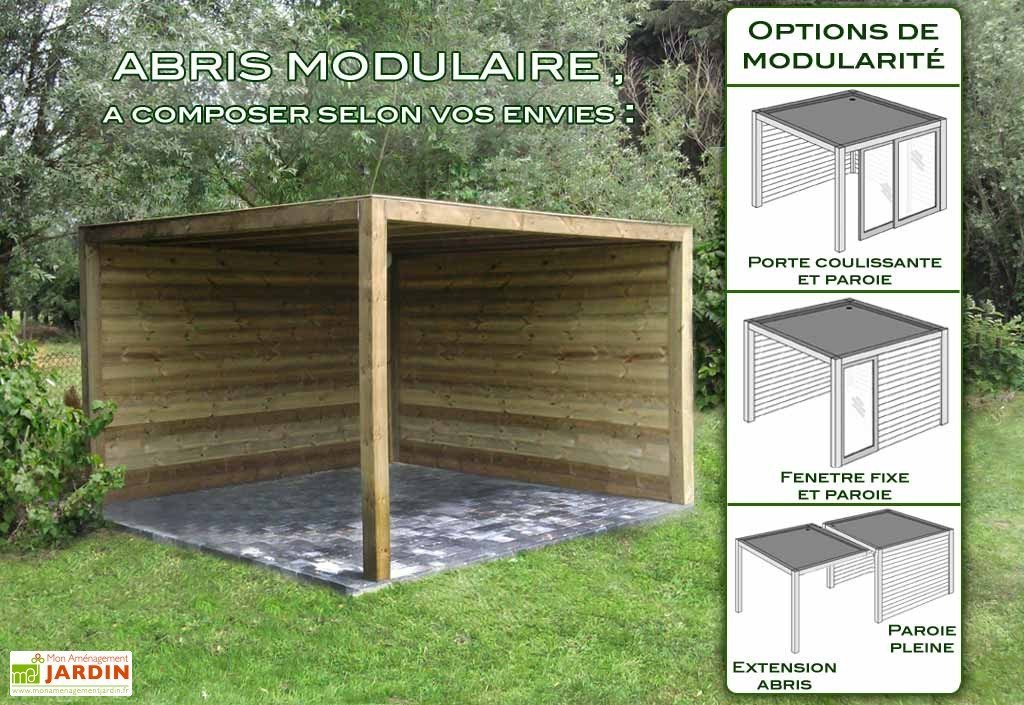 Abri de jardin 3x3
