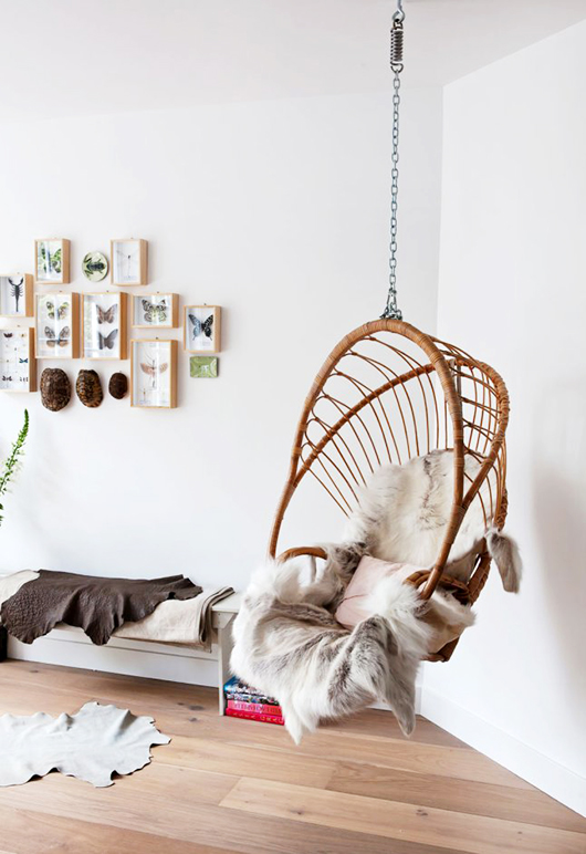 Siege balancoire interieur
