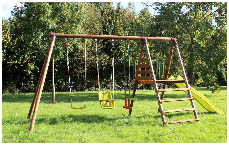 Balancoire bois pour bébé
