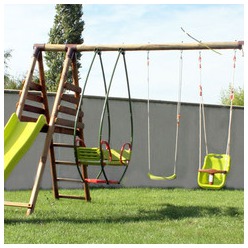 Balançoire de jardin en bois
