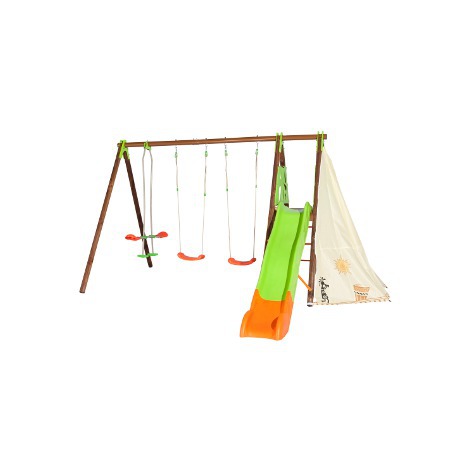 Balançoire en bois trigano techwood
