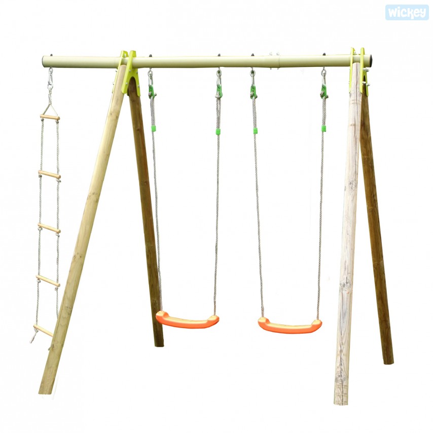 Balançoire en bois trigano techwood
