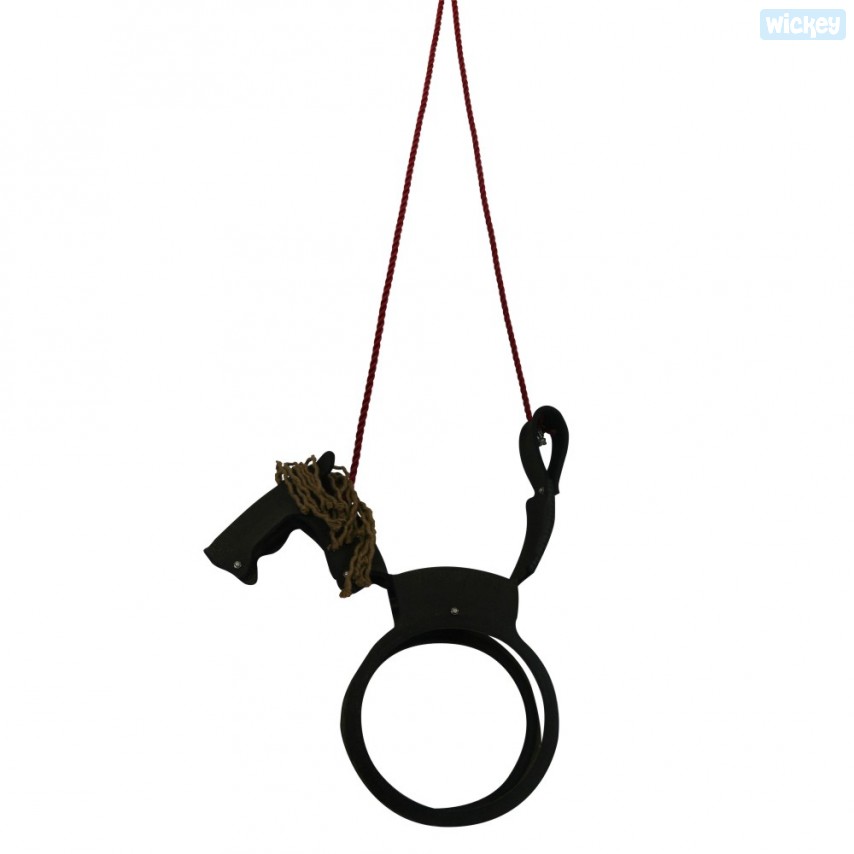 Balancoire pneu cheval

