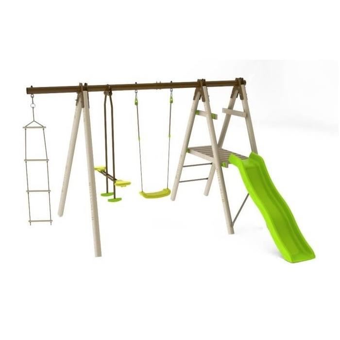 Portique balancoire trigano bois
