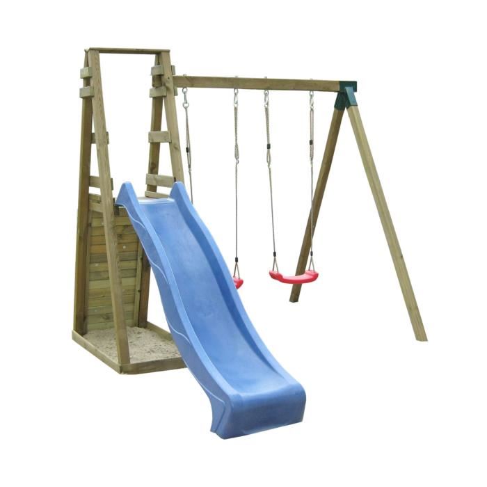 Balancoire avec toboggan occasion
