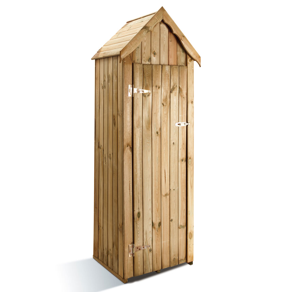 Abri outils de jardin en bois
