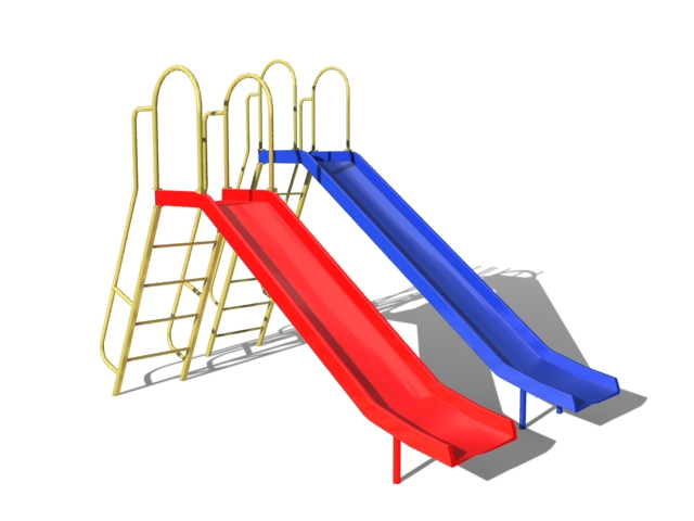 Toboggan 3d model free
