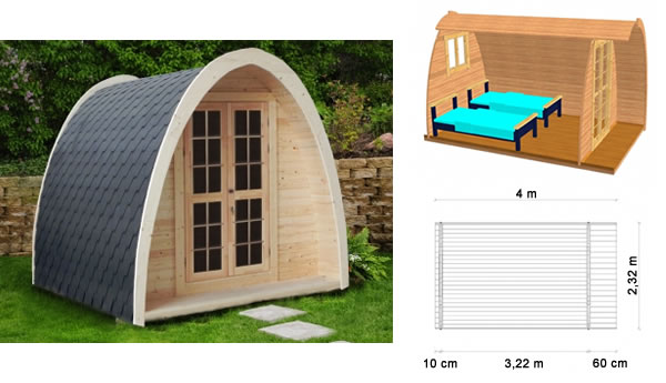 Cabane de jardin soldée
