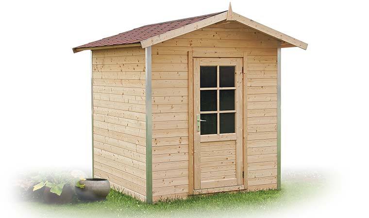 Petit abri en bois
