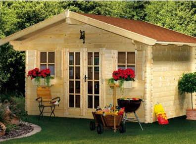 Chalet pour jardin en bois
