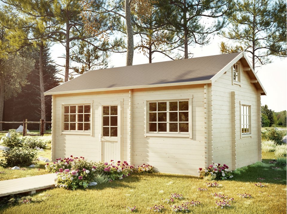 Grand chalet de jardin
