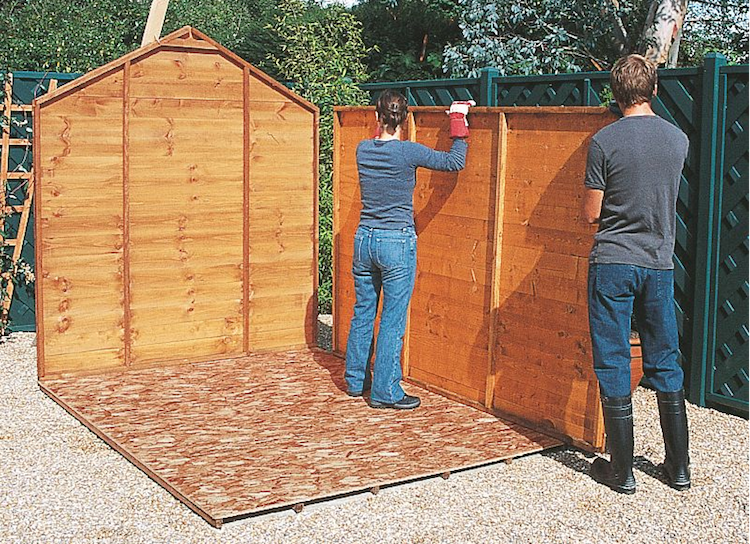 Construire 1 cabane de jardin
