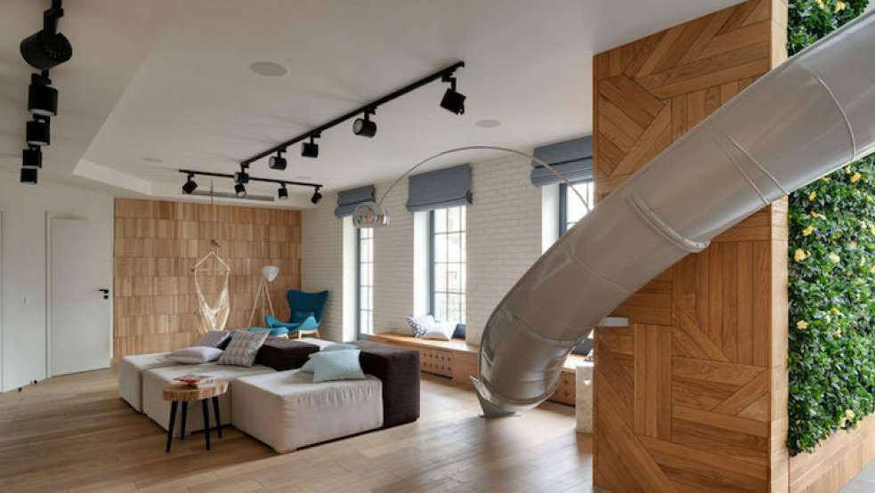 Toboggan maison
