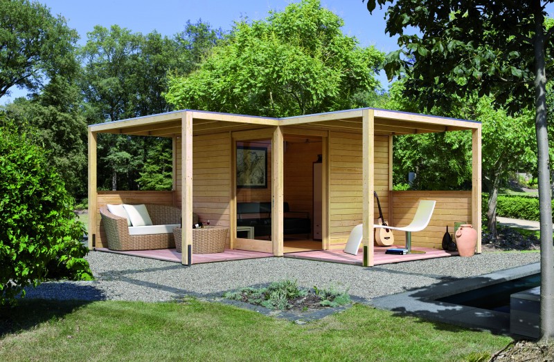 Abri de jardin ouvert
