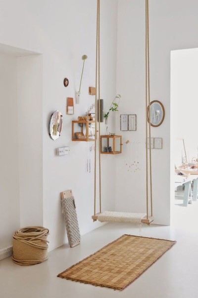 Balancoire interieur design
