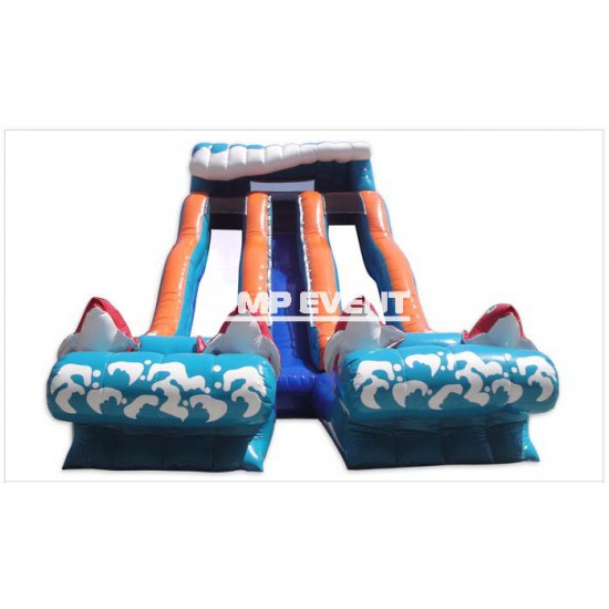 Toboggan double slide
