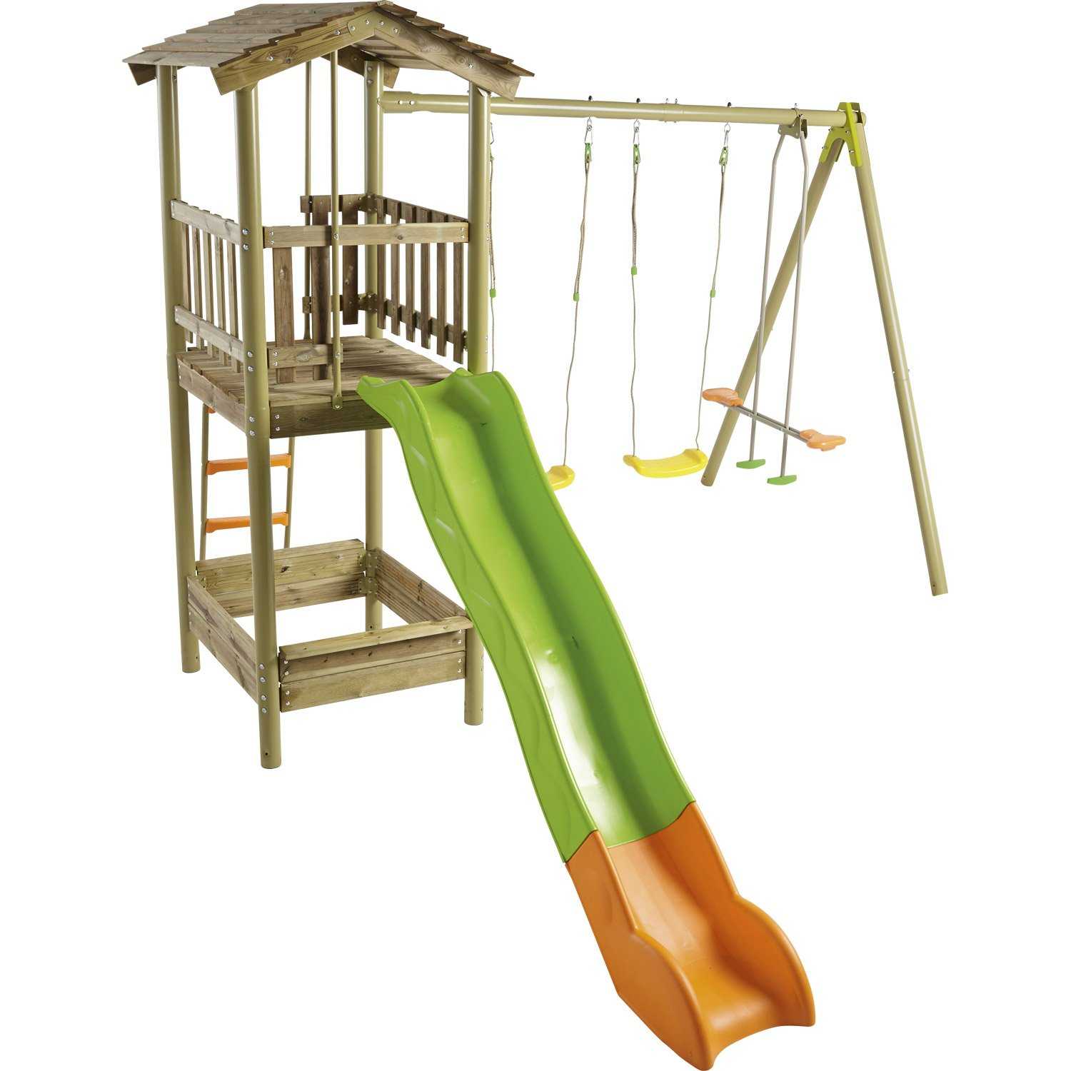 Balancoire toboggan trigano
