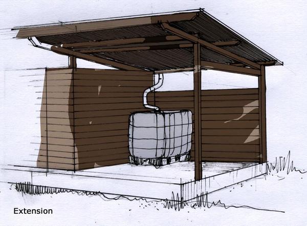 Cabane de jardin recuperation
