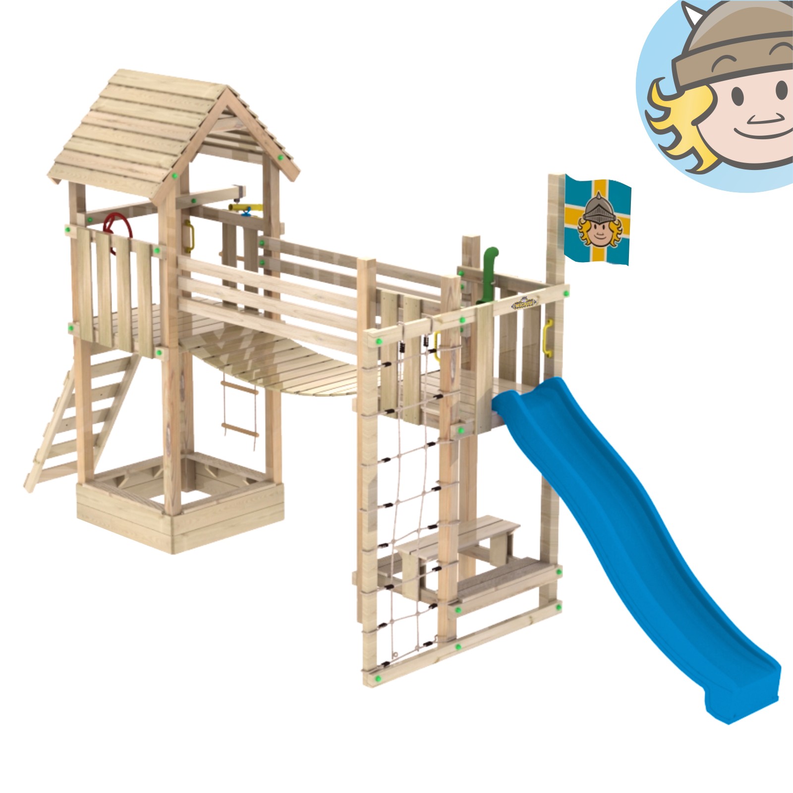 Balançoire toboggan wickey
