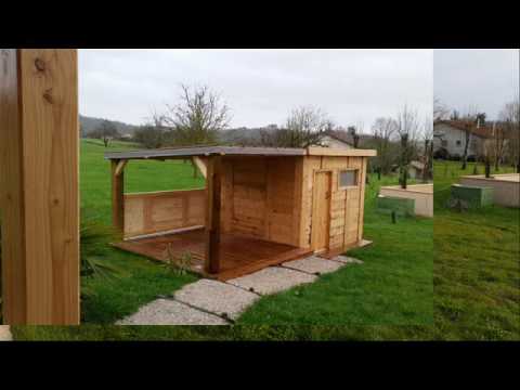 Cabane de jardin en palettes
