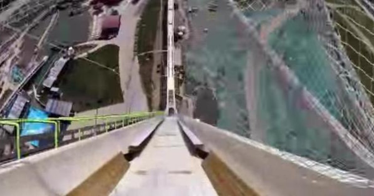 Le toboggan aquatique le plus grand d'europe
