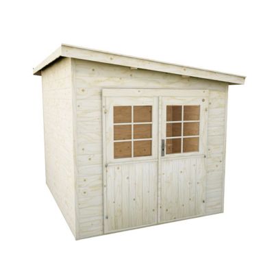 Cabane de jardin en longueur
