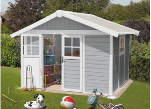 Cabane de jardin en pvc
