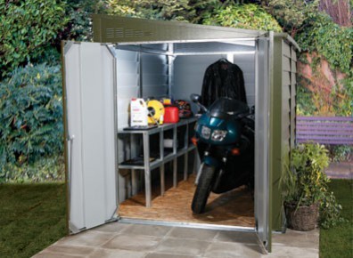 Abri moto jardin
