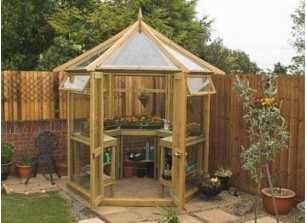 Serre de jardin en bois en kit
