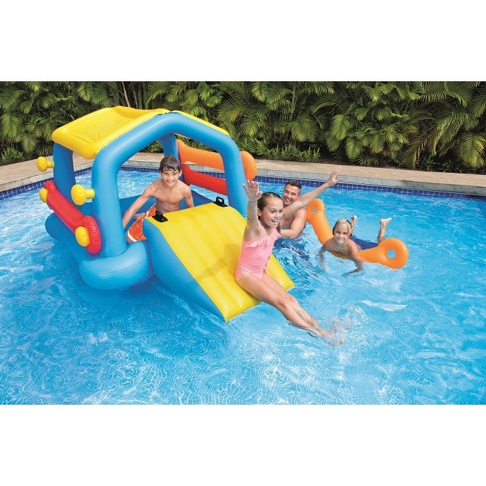 Toboggan gonflable intex
