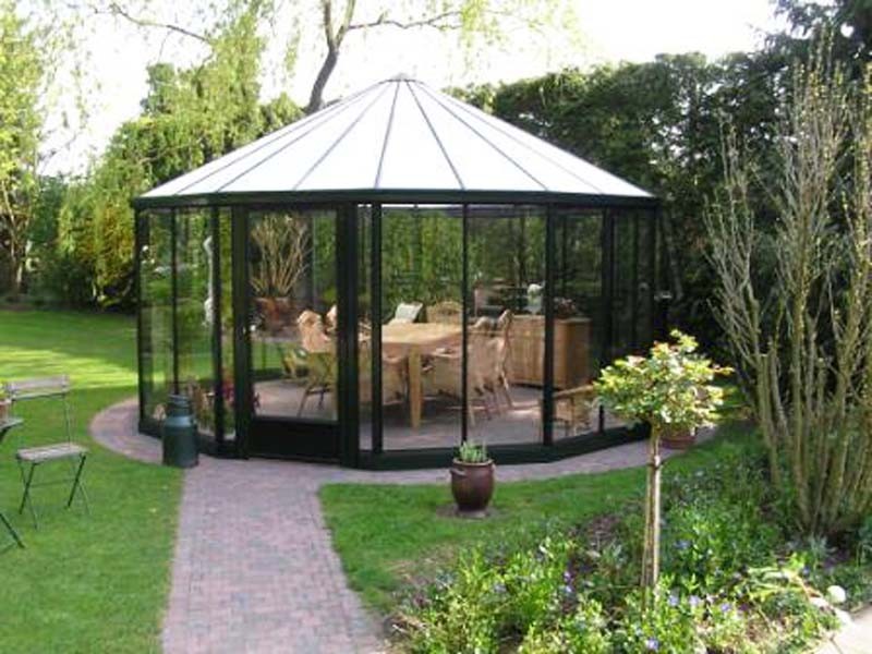 Serre de jardin grande largeur
