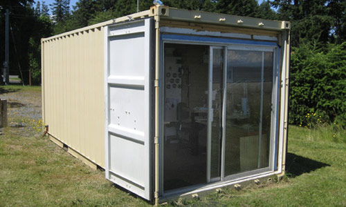 Cabane de jardin container
