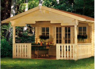 Maison jardin en bois
