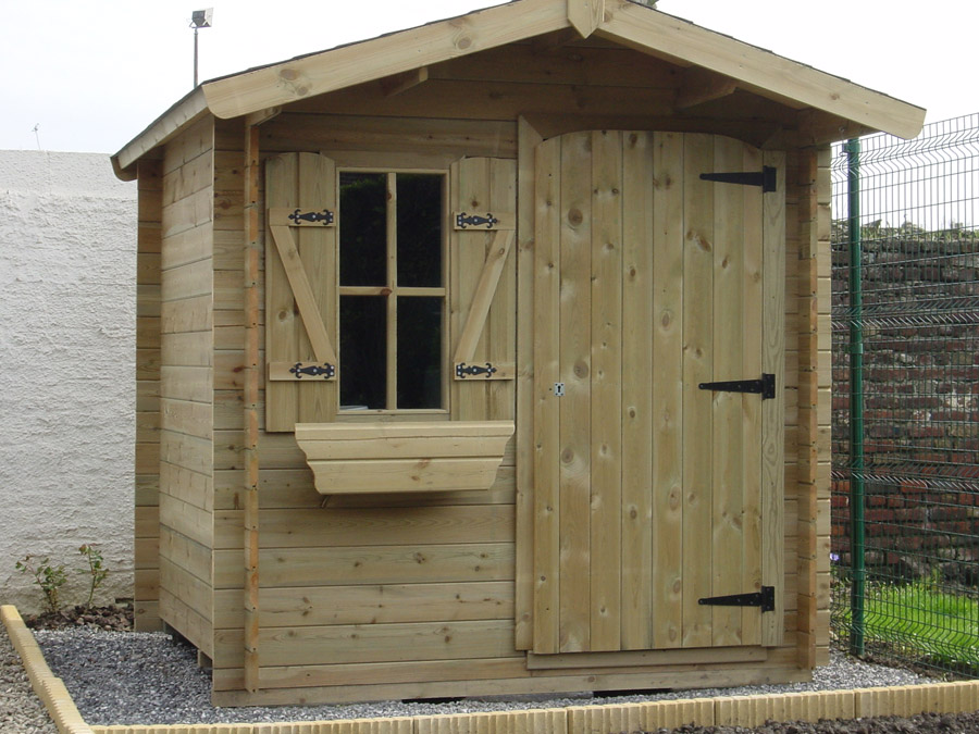 Abri jardin bois autoclave
