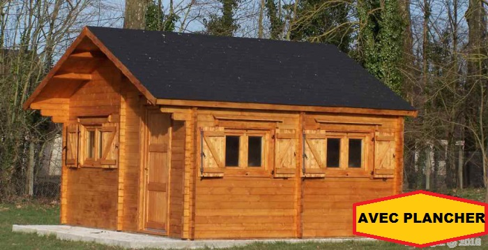 Chalet abris de jardin bois
