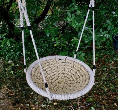 Balancoire bois pour arbre

