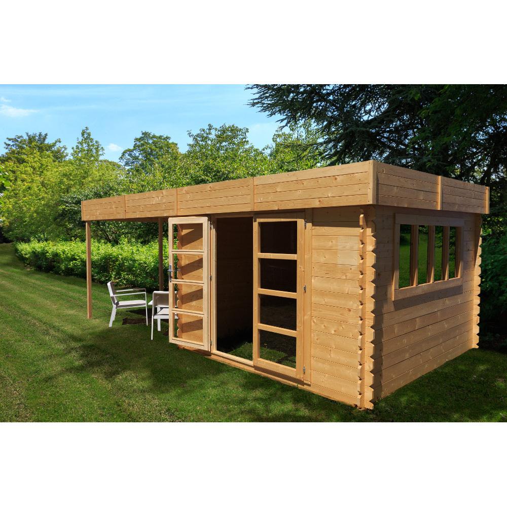 Abri de jardin toit plat
