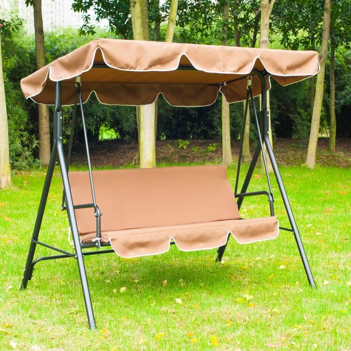 Balancelle jardin une place
