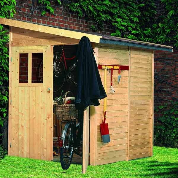 Remise jardin bois
