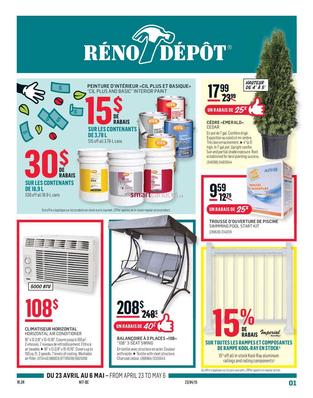 Balancoire de jardin reno depot
