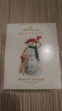 Bluster b. toboggan hallmark ornament

