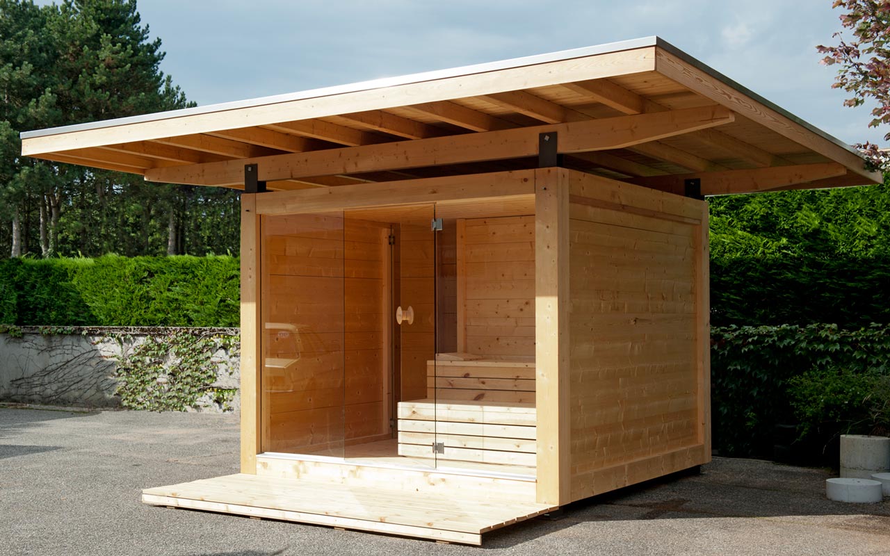 Abri bois exterieur
