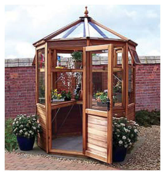 Serre de jardin octogonale
