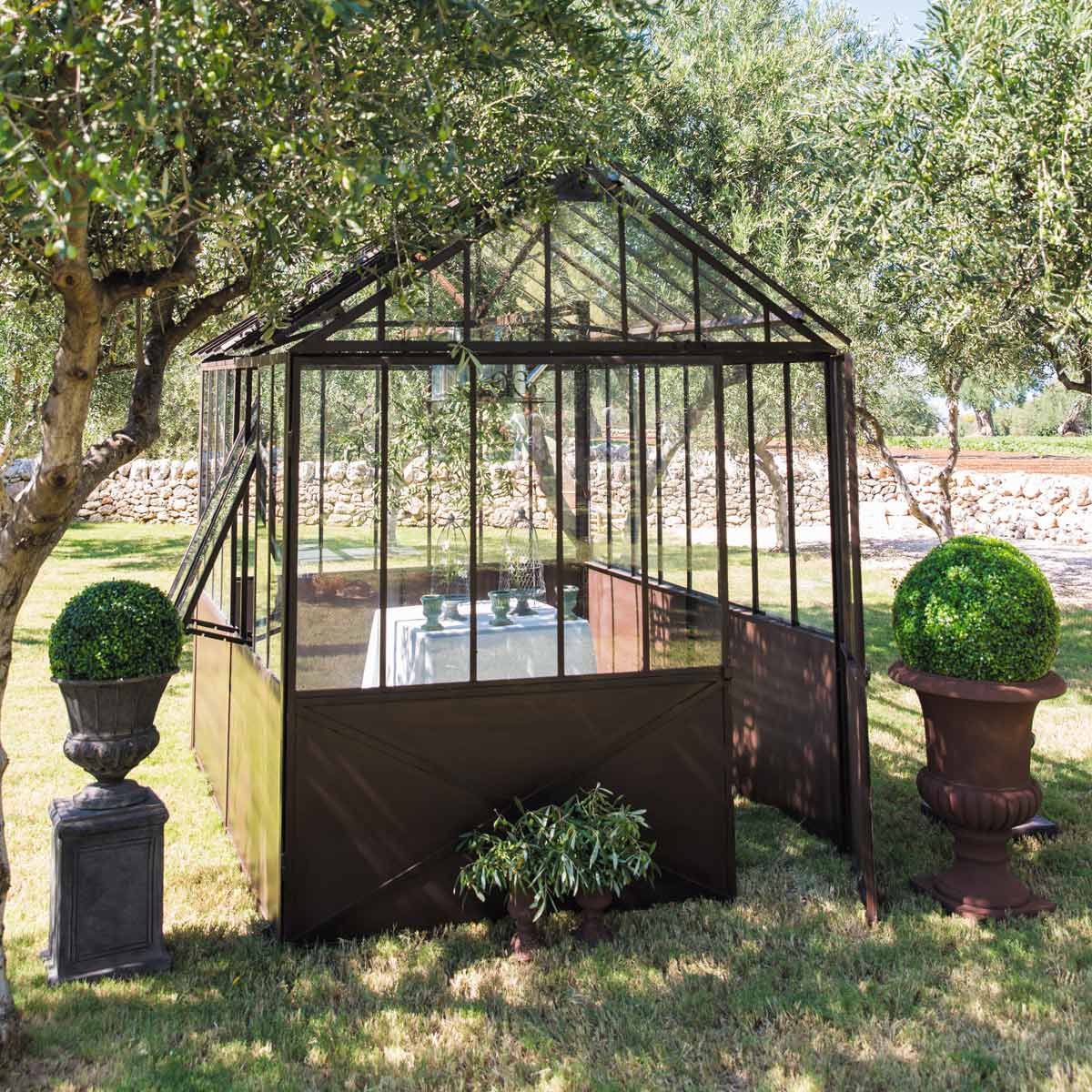 Serre jardin fer
