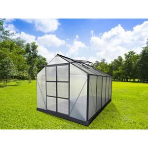 Serre de jardin en polycarbonate de 9 m2 corolle
