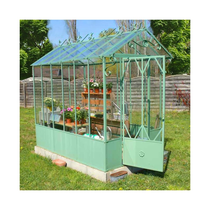 Serre de jardin fer forgé
