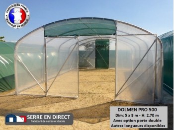 Serre de jardin tunnel 30m2
